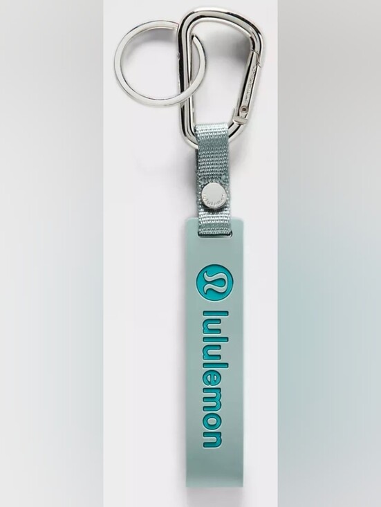 lululemon athletica Accessories - lululemon athletica Teal Silicone Keychain with Silver Hardware